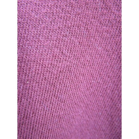 Wilt Brick V-neck Pullover Side Slit Sweatshirt Top Bordeaux Burgundy S Small - Picture 4 of 8
